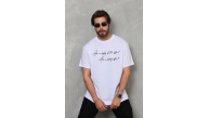 Erkek Kısa Kol Yazlık Tişört Bisiklet Yaka Baskılı Oversize T-Shirt - Beyaz Erkek Kısa Kol Yazlık Tişört Bisiklet Yaka Baskılı Oversize T-Shirt - Beyaz