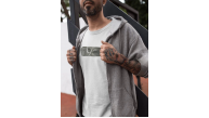 Erkek Kısa Kol Yazlık Tişört Bisiklet Yaka Baskılı Oversize T-Shirt - Beyaz Erkek Kısa Kol Yazlık Tişört Bisiklet Yaka Baskılı Oversize T-Shirt - Beyaz
