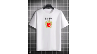 Erkek Kısa Kol Yazlık Tişört Bisiklet Yaka Baskılı Oversize T-Shirt - Beyaz Erkek Kısa Kol Yazlık Tişört Bisiklet Yaka Baskılı Oversize T-Shirt - Beyaz