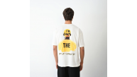 Erkek Baskılı T-Shirt Kısa Kol Bisiklet Yaka Regular Fit Rahat Kalıp Günlük Tişört- Beyaz Erkek Baskılı T-Shirt Kısa Kol Bisiklet Yaka Regular Fit Rahat Kalıp Günlük Tişört- Beyaz