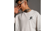Erkek Kısa Kol Yazlık Tişört Bisiklet Yaka Baskılı Oversize T-Shirt - Beyaz Erkek Kısa Kol Yazlık Tişört Bisiklet Yaka Baskılı Oversize T-Shirt - Beyaz