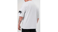 Erkek Kısa Kol Tişört Göğüs ve Kol Bisiklet Yaka Baskılı T-Shirt - Beyaz Erkek Kısa Kol Tişört Göğüs ve Kol Bisiklet Yaka Baskılı T-Shirt - Beyaz