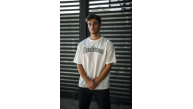 Erkek Kısa Kol Yazlık Tişört Bisiklet Yaka Baskılı Oversize T-Shirt - Beyaz Erkek Kısa Kol Yazlık Tişört Bisiklet Yaka Baskılı Oversize T-Shirt - Beyaz