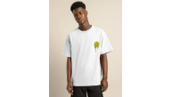 Erkek Kısa Kol Yazlık Tişört Bisiklet Yaka Baskılı Oversize T-Shirt - Beyaz Erkek Kısa Kol Yazlık Tişört Bisiklet Yaka Baskılı Oversize T-Shirt - Beyaz