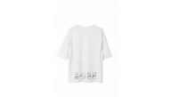 Erkek Baskılı T-Shirt Kısa Kol Bisiklet Yaka Regular Fit Rahat Kalıp Günlük Tişört - Beyaz