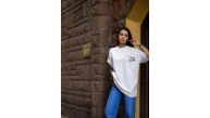 kadın Tişort Bisiklet Yaka Baskılı yazlık Kısa kol Oversize T-Shirt - Beyaz kadın Tişort Bisiklet Yaka Baskılı yazlık Kısa kol Oversize T-Shirt - Beyaz