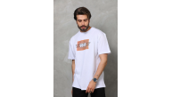 Erkek Baskılı T-Shirt Kısa Kol Bisiklet Yaka Regular Fit Rahat Kalıp Tişört - Beyaz Erkek Baskılı T-Shirt Kısa Kol Bisiklet Yaka Regular Fit Rahat Kalıp Tişört - Beyaz