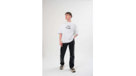 Erkek Kısa Kol Yazlık Tişört Bisiklet Yaka Baskılı Oversize T-Shirt - Beyaz Erkek Kısa Kol Yazlık Tişört Bisiklet Yaka Baskılı Oversize T-Shirt - Beyaz
