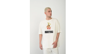 Erkek Baskılı T-Shirt Kısa Kol Bisiklet Yaka Regular Fit Rahat Kalıp Günlük Tişört - Beyaz Erkek Baskılı T-Shirt Kısa Kol Bisiklet Yaka Regular Fit Rahat Kalıp Günlük Tişört - Beyaz
