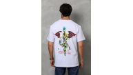 Erkek Baskılı T-Shirt Kısa Kol Bisiklet Yaka Regular Fit Rahat Kalıp Tişört - Beyaz Erkek Baskılı T-Shirt Kısa Kol Bisiklet Yaka Regular Fit Rahat Kalıp Tişört - Beyaz