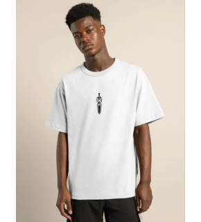 Erkek Baskılı T-Shirt Kısa Kol Bisiklet Yaka Regular Fit Rahat Kalıp Günlük Tişört - Beyaz