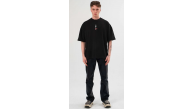 Erkek Baskılı T-Shirt Kısa Kol Bisiklet Yaka Regular Fit Rahat Kalıp Günlük Tişört - Siyah Erkek Baskılı T-Shirt Kısa Kol Bisiklet Yaka Regular Fit Rahat Kalıp Günlük Tişört - Siyah