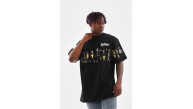 Erkek Kısa Kol Yazlık Tişört Bisiklet Yaka Baskılı Oversize T-Shirt - Siyah Erkek Kısa Kol Yazlık Tişört Bisiklet Yaka Baskılı Oversize T-Shirt - Siyah