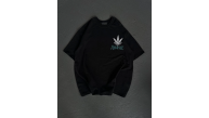 Kadın Baskılı T-Shirt Kısa Kol Bisiklet Yaka Oversize Rahat Kalıp Günlük Tişört - Siyah Kadın Baskılı T-Shirt Kısa Kol Bisiklet Yaka Oversize Rahat Kalıp Günlük Tişört - Siyah