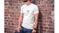 Erkek Kısa Kol Yazlık Tişört Bisiklet Yaka Baskılı Oversize T-Shirt - Beyaz Erkek Kısa Kol Yazlık Tişört Bisiklet Yaka Baskılı Oversize T-Shirt - Beyaz