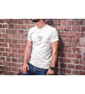 Erkek Kısa Kol Yazlık Tişört Bisiklet Yaka Baskılı Oversize T-Shirt - Beyaz