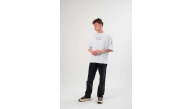 Erkek Kısa Kol Yazlık Tişört Bisiklet Yaka Baskılı Oversize T-Shirt - Beyaz Erkek Kısa Kol Yazlık Tişört Bisiklet Yaka Baskılı Oversize T-Shirt - Beyaz