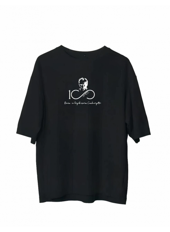Erkek Baskılı T-Shirt Kısa Kol Bisiklet Yaka Regular Fit Rahat Kalıp Günlük Tişört - Siyah Erkek Baskılı T-Shirt Kısa Kol Bisiklet Yaka Regular Fit Rahat Kalıp Günlük Tişört - Siyah