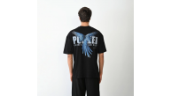 Erkek Baskılı T-Shirt Kısa Kol Bisiklet Yaka Regular Fit Rahat Kalıp Günlük Tişört - Siyah Erkek Baskılı T-Shirt Kısa Kol Bisiklet Yaka Regular Fit Rahat Kalıp Günlük Tişört - Siyah