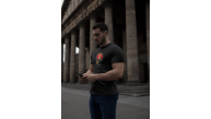 Erkek Kısa Kol Yazlık Tişört Bisiklet Yaka Baskılı Oversize T-Shirt - Siyah Erkek Kısa Kol Yazlık Tişört Bisiklet Yaka Baskılı Oversize T-Shirt - Siyah