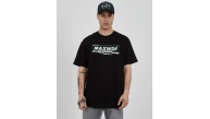 Erkek Kısa Kol Yazlık Tişört Bisiklet Yaka Baskılı Oversize T-Shirt - Siyah Erkek Kısa Kol Yazlık Tişört Bisiklet Yaka Baskılı Oversize T-Shirt - Siyah