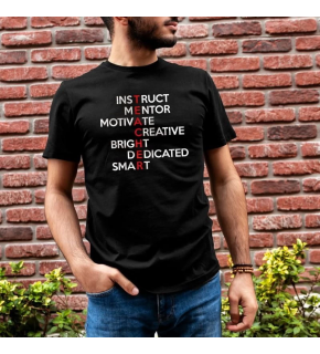 Erkek Kısa Kol Yazlık Tişört Bisiklet Yaka Baskılı Oversize T-Shirt - Siyah