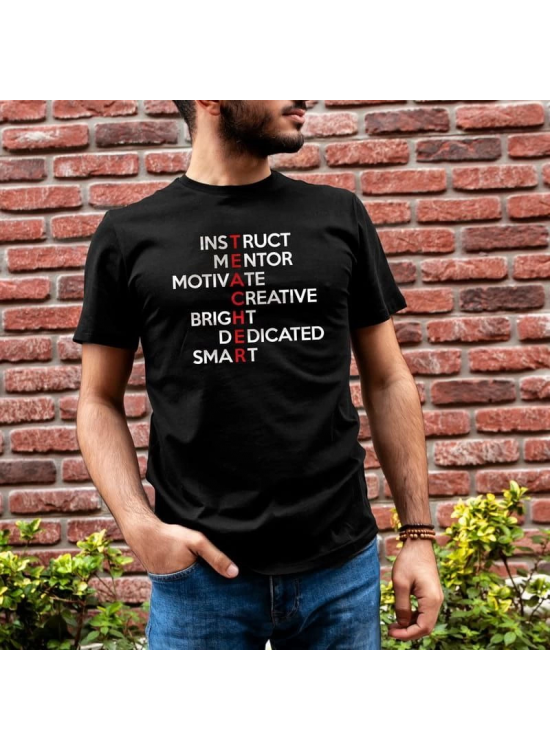 Erkek Kısa Kol Yazlık Tişört Bisiklet Yaka Baskılı Oversize T-Shirt - Siyah Erkek Kısa Kol Yazlık Tişört Bisiklet Yaka Baskılı Oversize T-Shirt - Siyah