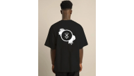 Erkek Baskılı T-Shirt Kısa Kol Bisiklet Yaka Regular Fit Rahat Kalıp Günlük Tişört - Siyah Erkek Baskılı T-Shirt Kısa Kol Bisiklet Yaka Regular Fit Rahat Kalıp Günlük Tişört - Siyah