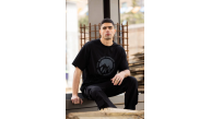 Erkek Baskılı T-Shirt Kısa Kol Bisiklet Yaka Regular Fit Rahat Kalıp Günlük Tişört - Siyah Erkek Baskılı T-Shirt Kısa Kol Bisiklet Yaka Regular Fit Rahat Kalıp Günlük Tişört - Siyah