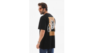 Erkek Baskılı T-Shirt Kısa Kol Bisiklet Yaka Regular Fit Rahat Kalıp Tişört - Siyah Erkek Baskılı T-Shirt Kısa Kol Bisiklet Yaka Regular Fit Rahat Kalıp Tişört - Siyah