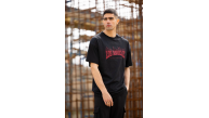 Erkek Kısa Kol Tişört Bisiklet Yaka LOS ANGELES Baskılı T-Shirt - Siyah Erkek Kısa Kol Tişört Bisiklet Yaka LOS ANGELES Baskılı T-Shirt - Siyah