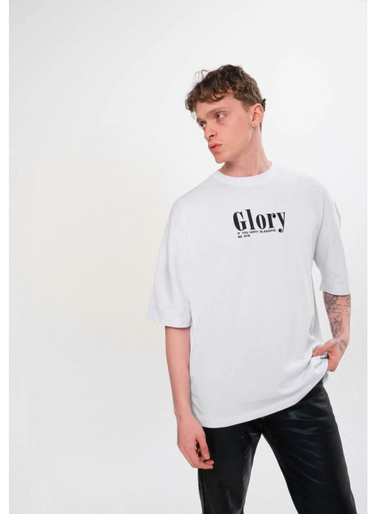 Erkek Kısa Kol Yazlık Tişört Bisiklet Yaka Baskılı Oversize T-Shirt - Siyah Erkek Kısa Kol Yazlık Tişört Bisiklet Yaka Baskılı Oversize T-Shirt - Siyah
