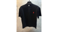 Erkek Kısa Kol Tişört Bisiklet Yaka KALP Baskılı Oversize T-Shirt - Siyah Erkek Kısa Kol Tişört Bisiklet Yaka KALP Baskılı Oversize T-Shirt - Siyah