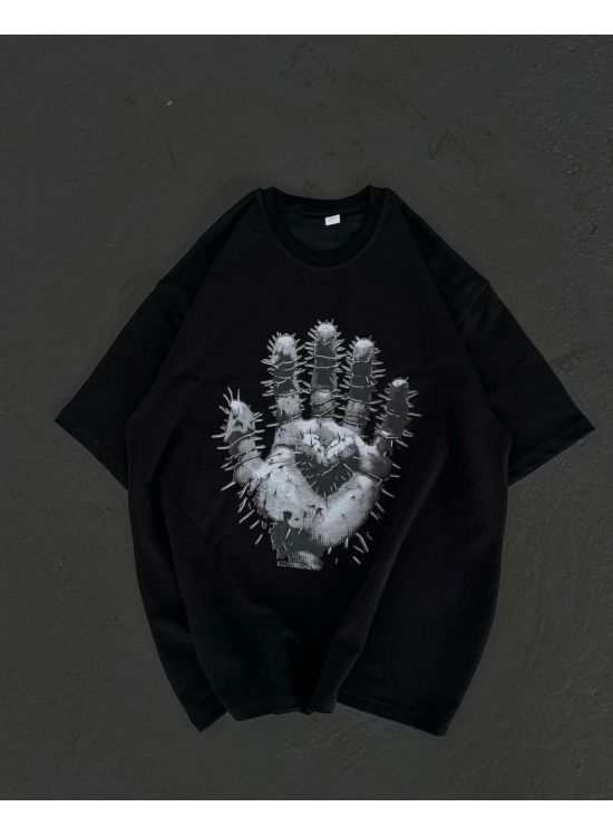 Kadın Baskılı T-Shirt Kısa Kol Bisiklet Yaka Regular Fit Rahat Kalıp Günlük Tişört - Siyah Kadın Baskılı T-Shirt Kısa Kol Bisiklet Yaka Regular Fit Rahat Kalıp Günlük Tişört - Siyah