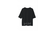 Erkek Baskılı T-Shirt Kısa Kol Bisiklet Yaka Regular Fit Rahat Kalıp Günlük Tişört - Siyah