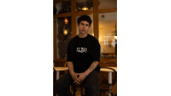 Erkek Tişört Bisiklet Yaka Baskılı Oversize Kısa kol T-Shirt - Siyah Erkek Tişört Bisiklet Yaka Baskılı Oversize Kısa kol T-Shirt - Siyah