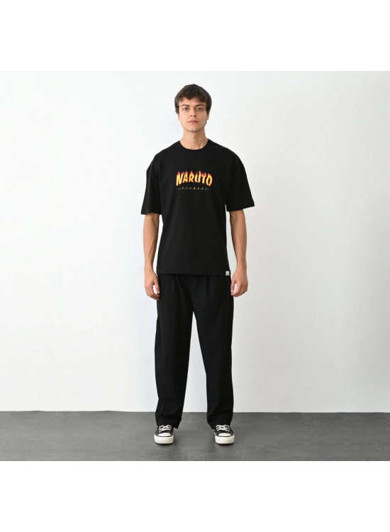 Erkek Baskılı T-Shirt Kısa Kol Bisiklet Yaka Regular Fit Rahat Kalıp Günlük Tişört - Siyah Erkek Baskılı T-Shirt Kısa Kol Bisiklet Yaka Regular Fit Rahat Kalıp Günlük Tişört - Siyah