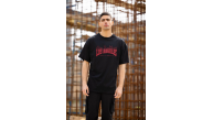 Erkek Kısa Kol Tişört Bisiklet Yaka LOS ANGELES Baskılı T-Shirt - Siyah Erkek Kısa Kol Tişört Bisiklet Yaka LOS ANGELES Baskılı T-Shirt - Siyah