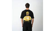 Erkek Baskılı T-Shirt Kısa Kol Bisiklet Yaka Regular Fit Rahat Kalıp Günlük Tişört - Siyah Erkek Baskılı T-Shirt Kısa Kol Bisiklet Yaka Regular Fit Rahat Kalıp Günlük Tişört - Siyah