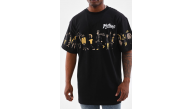 Erkek Kısa Kol Yazlık Tişört Bisiklet Yaka Baskılı Oversize T-Shirt - Siyah Erkek Kısa Kol Yazlık Tişört Bisiklet Yaka Baskılı Oversize T-Shirt - Siyah