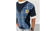 ERKEK Bisiklet Yaka Baskılı Kısa kol Oversize T-Shirt - Siyah ERKEK Bisiklet Yaka Baskılı Kısa kol Oversize T-Shirt - Siyah