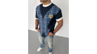 ERKEK Bisiklet Yaka Baskılı Kısa kol Oversize T-Shirt - Siyah ERKEK Bisiklet Yaka Baskılı Kısa kol Oversize T-Shirt - Siyah