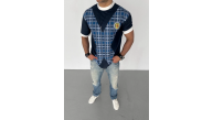 ERKEK Bisiklet Yaka Baskılı Kısa kol Oversize T-Shirt - Siyah ERKEK Bisiklet Yaka Baskılı Kısa kol Oversize T-Shirt - Siyah