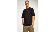 Erkek Baskılı T-Shirt Kısa Kol Bisiklet Yaka Regular Fit Rahat Kalıp Tişört - Siyah Erkek Baskılı T-Shirt Kısa Kol Bisiklet Yaka Regular Fit Rahat Kalıp Tişört - Siyah