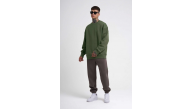 ERKEK Bisikilet Yaka 3 İplik Pamuklu SweatShirt - Haki ERKEK Bisikilet Yaka 3 İplik Pamuklu SweatShirt - Haki