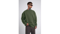 ERKEK Bisikilet Yaka 3 İplik Pamuklu SweatShirt - Haki ERKEK Bisikilet Yaka 3 İplik Pamuklu SweatShirt - Haki