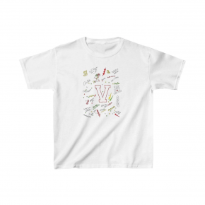 Unisex Çocuk Baskılı T-Shirt - Beyaz