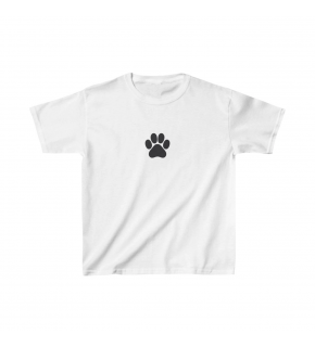 Unisex Çocuk Baskılı T-Shirt - Beyaz