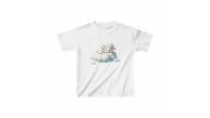 Unisex Çocuk Baskılı T-Shirt - Beyaz Unisex Çocuk Baskılı T-Shirt - Beyaz