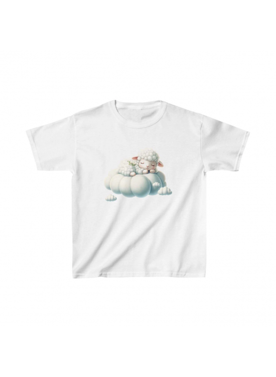 Unisex Çocuk Baskılı T-Shirt - Beyaz Unisex Çocuk Baskılı T-Shirt - Beyaz